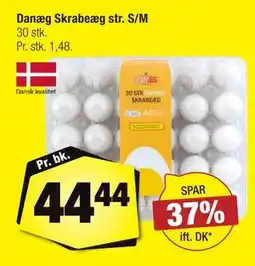 Calle Danæg Skrabeæg str. S/M tilbud
