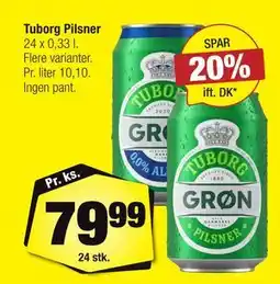 Calle Tuborg Pilsner tilbud