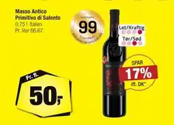 Calle Masso Antico Primitivo di Salento tilbud