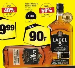 Calle Label 5 Whisky el. Bourbon Barrel tilbud