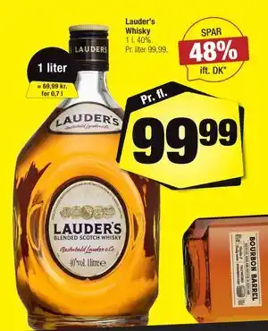 Calle Lauder’s Whisky tilbud