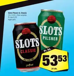 Calle Slots Pilsner el. Classic tilbud