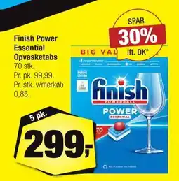 Calle Finish Power Essential Opvasketabs tilbud