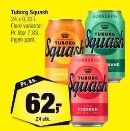 Calle Tuborg Squash tilbud