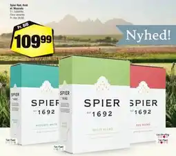 Calle Spier Rød, Hvid el. Moscato tilbud