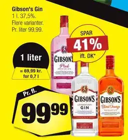 Calle Gibson's Gin tilbud