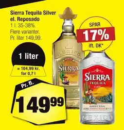 Calle Sierra Tequila Silver el. Reposado tilbud