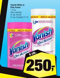 Calle Vanish White el. Pink Pulver tilbud