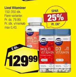 Calle Livol Vitaminer tilbud