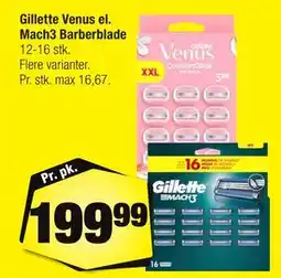 Calle Gillette Venus el. Mach3 Barberblade tilbud