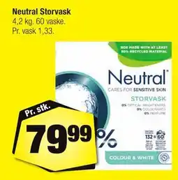Calle Neutral Storvask tilbud