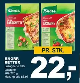 Let-Køb KNORR RETTER tilbud