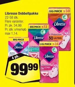 Calle Libresse Dobbeltpakke tilbud
