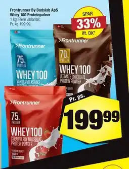 Calle Frontrunner By Bodylab ApS Whey 100 Proteinpulver tilbud