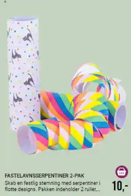 Harald Nyborg Fastelavnsserpentiner 2-pak tilbud