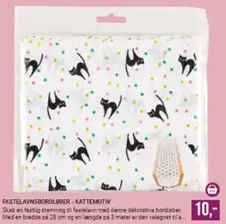 Harald Nyborg Fastelavnsbordløber - kattemotiv tilbud