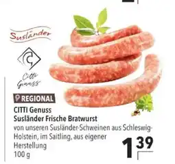 Citti Citti genuss susländer frische bratwurst tilbud