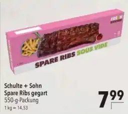Citti Schulte + Sohn Spare Ribs gegart 550-g-Packung tilbud