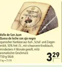 Citti Valle de San Juan Queso de leche con ajo negro tilbud