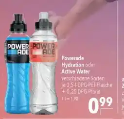 Citti Powerade Hydration oder Active Water tilbud