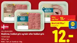 Lidl Vilstrupgård Medister / hakket gris og kalv tilbud