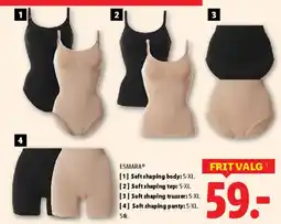 Lidl Soft shaping (bodies, top, trusser, panty) tilbud
