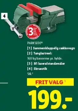 Lidl PARKSIDE - hylde, laserafstandsmåler & skruestik (frit valg) tilbud