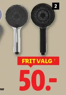 Lidl Håndbruser med vandspare tilbud
