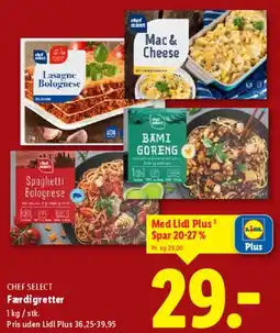 Lidl Færdigretter tilbud