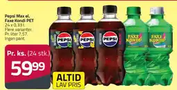Fleggaard Pepsi Max el. Faxe Kondi tilbud
