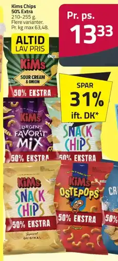 Fleggaard Kims Chips 50% Extra tilbud