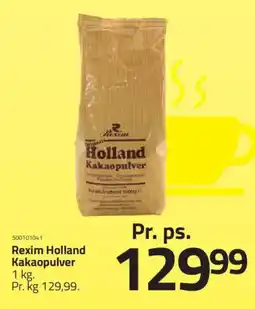 Fleggaard Rexim Holland Kakaopulver tilbud