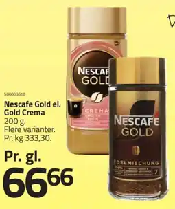 Fleggaard Nescafe Gold el. Gold Crema tilbud