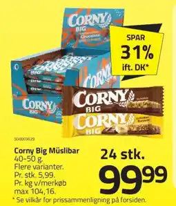 Fleggaard Corny Big Müslibar tilbud