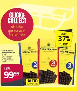Fleggaard Galle & Jessen Pålægschokolade tilbud