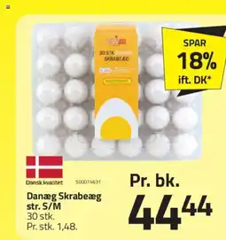 Fleggaard Danæg Skrabeæg str. S/M tilbud