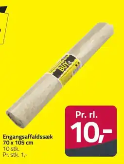 Fleggaard Engangsaffaldssæk 70 x 105 cm tilbud