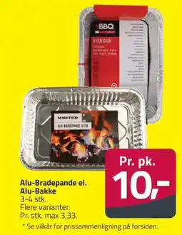 Fleggaard Alu-Bradepande el. Alu-Bakke tilbud