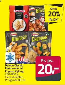 Fleggaard Daloon Classic Forårsruller el. Fripozo Kylling tilbud