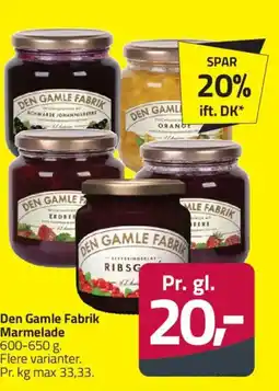 Fleggaard Den Gamle Fabrik Marmelade tilbud