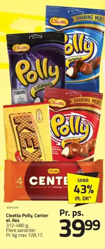 Fleggaard Cloetta Polly, Center el. Kex tilbud