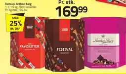 Fleggaard Toms el. Anthon Berg tilbud
