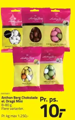 Fleggaard Anthon Berg Chokolade el. Dragé Mini tilbud