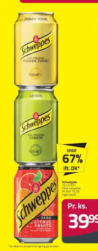 Fleggaard Schweppes tilbud