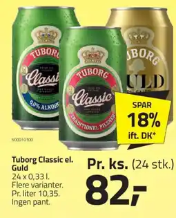 Fleggaard Tuborg Classic el. Guld tilbud