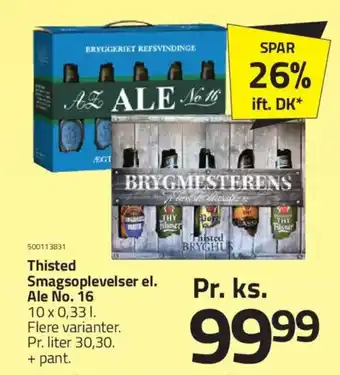 Fleggaard Thisted Smagsoplevelser el. Ale No. 16 tilbud