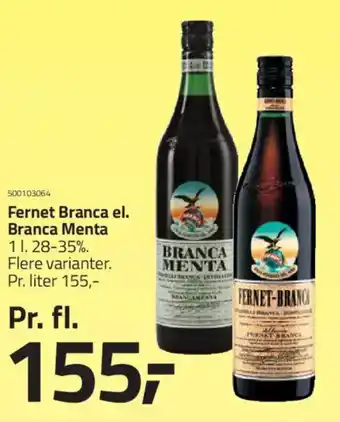 Fernet Branca el. Branca Menta