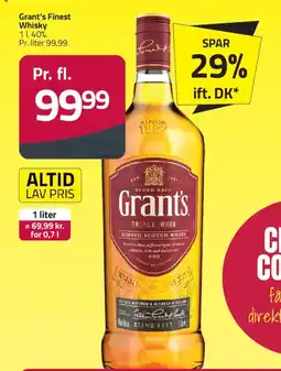 Fleggaard Grant's Finest Whisky tilbud