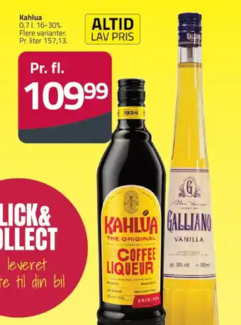 Fleggaard Kahlua tilbud