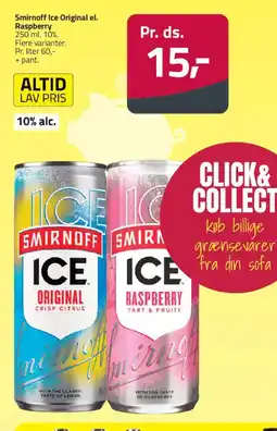 Fleggaard Smirnoff Ice Original el. Raspberry tilbud
